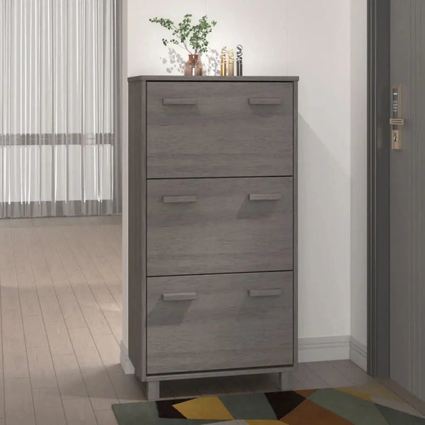 Meuble a Chaussure Chene Gris