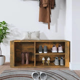 Meuble a Chaussure en Bois Brut