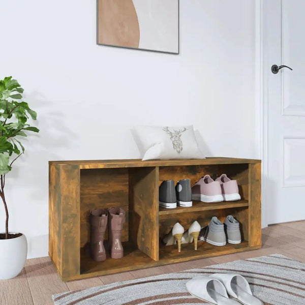Meuble a Chaussure en Bois Brut