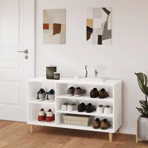 Meuble a Chaussure Fin Blanc