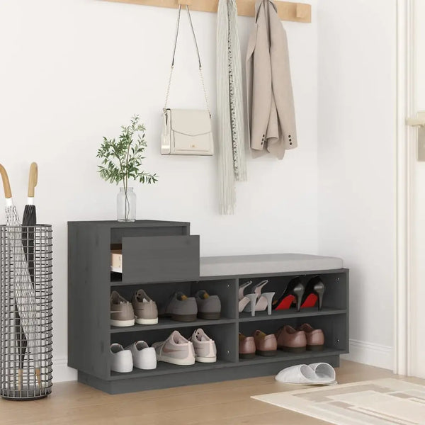 Meuble a Chaussure Gris