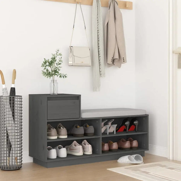 Meuble a Chaussure Gris