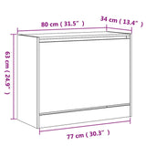 Meuble a Chaussure Gris Beton