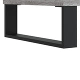Meuble a Chaussure Gris et Blanc