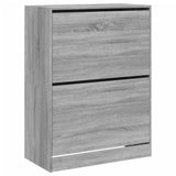 Meuble a Chaussure Gris Laque