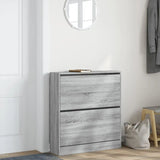 Meuble a Chaussure Gris Laque