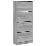 Meuble a Chaussure Gris Laque