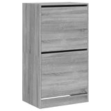 Meuble a Chaussure Gris Laque