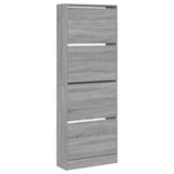 Meuble a Chaussure Gris Laque