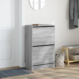 Meuble a Chaussure Gris Laque