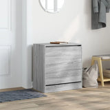 Meuble a Chaussure Gris Laque