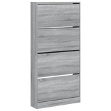 Meuble a Chaussure Gris Laque