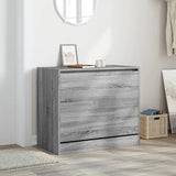 Meuble a Chaussure Gris Laque