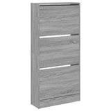Meuble a Chaussure Gris Laque