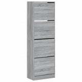 Meuble a Chaussure Gris Laque