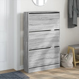 Meuble a Chaussure Gris Laque