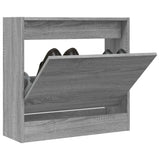 Meuble a Chaussure Gris Laque
