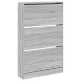 Meuble a Chaussure Gris Laque