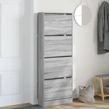 Meuble a Chaussure Gris Laque