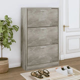Meuble a Chaussure Laque Gris