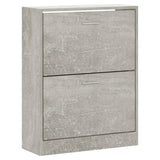 Meuble a Chaussure Laque Gris