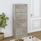 Meuble a Chaussure Laque Gris
