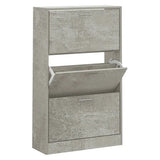 Meuble a Chaussure Laque Gris