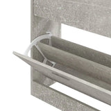 Meuble a Chaussure Laque Gris