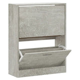 Meuble a Chaussure Laque Gris