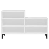 Meuble a Chaussure Metal Blanc