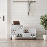 Meuble a Chaussure Metal Blanc