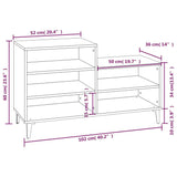 Meuble a Chaussure Metal Blanc