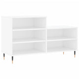 Meuble a Chaussure Metal Blanc