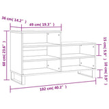 Meuble a Chaussure Metal Blanc