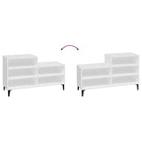 Meuble a Chaussure Metal Blanc