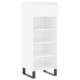 Meuble a Chaussure Metallique Blanc