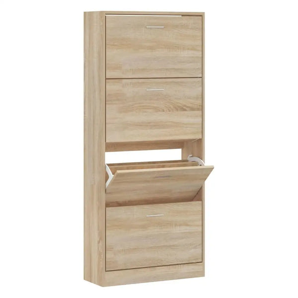 Meuble a Chaussure Noir et Bois
