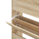 Meuble a Chaussure Noir et Bois