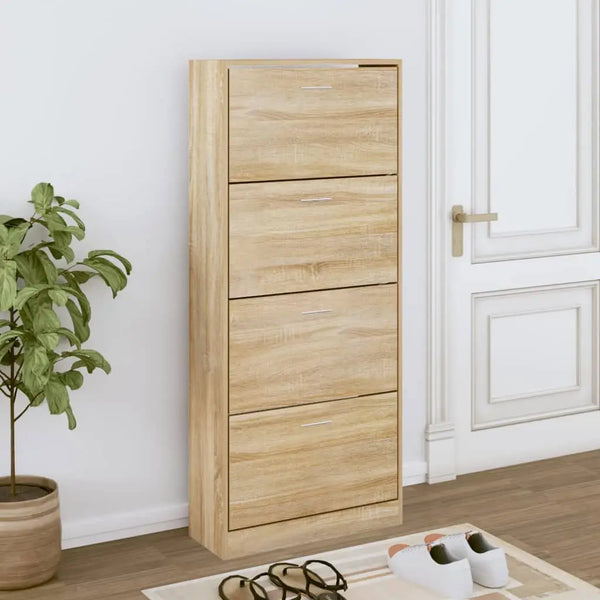 Meuble a Chaussure Noir et Bois
