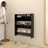 Meuble a Chaussure Noir Hauteur 90 Cm