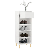 Meuble a Chaussures Blanc Brillant