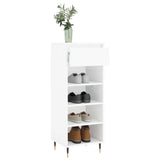 Meuble a Chaussures Blanc Brillant