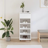 Meuble a Chaussures Blanc Brillant