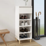 Meuble a Chaussures Blanc Brillant