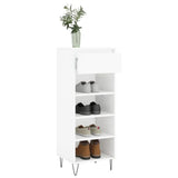 Meuble a Chaussures Blanc Brillant