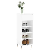 Meuble a Chaussures Blanc Brillant