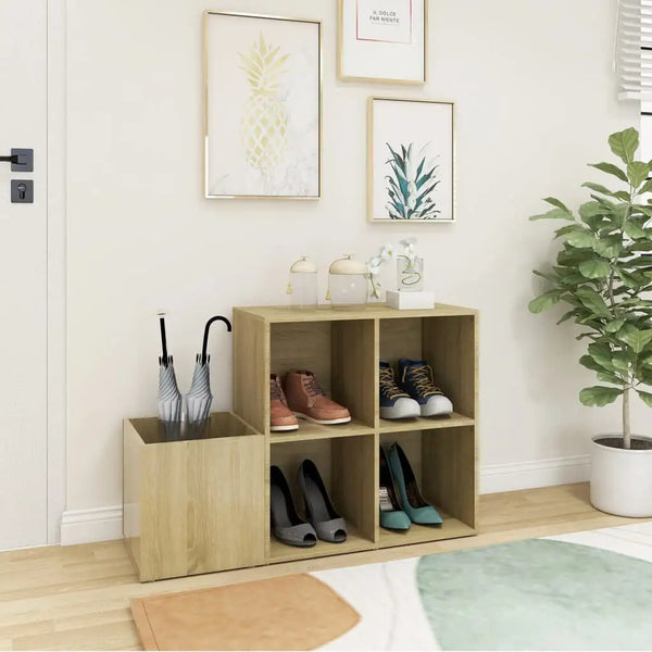 Meuble a Chaussures Bois Brut