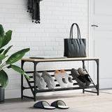 Meuble a Chaussures Bois et Noir