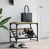 Meuble a Chaussures Bois et Noir