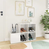 Meuble à Chaussures Brillant Blanc ou Crème